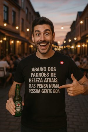 CAMISETA ABAIXO DOS PADRÕES DE BELEZA ATUAIS