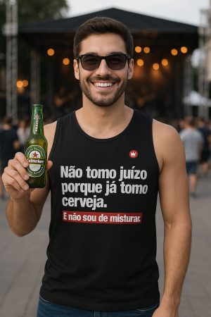 REGATA NÃO TOMO JUÍZO PORQUE JÁ TOMO CERVEJA. E NÃO SOU DE MISTURAR.