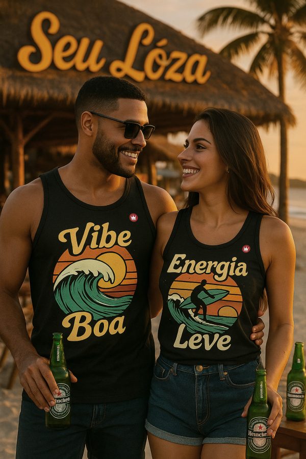 KIT COM 2 REGATAS CASAIS VIBE BOA ENERGIA LEVE